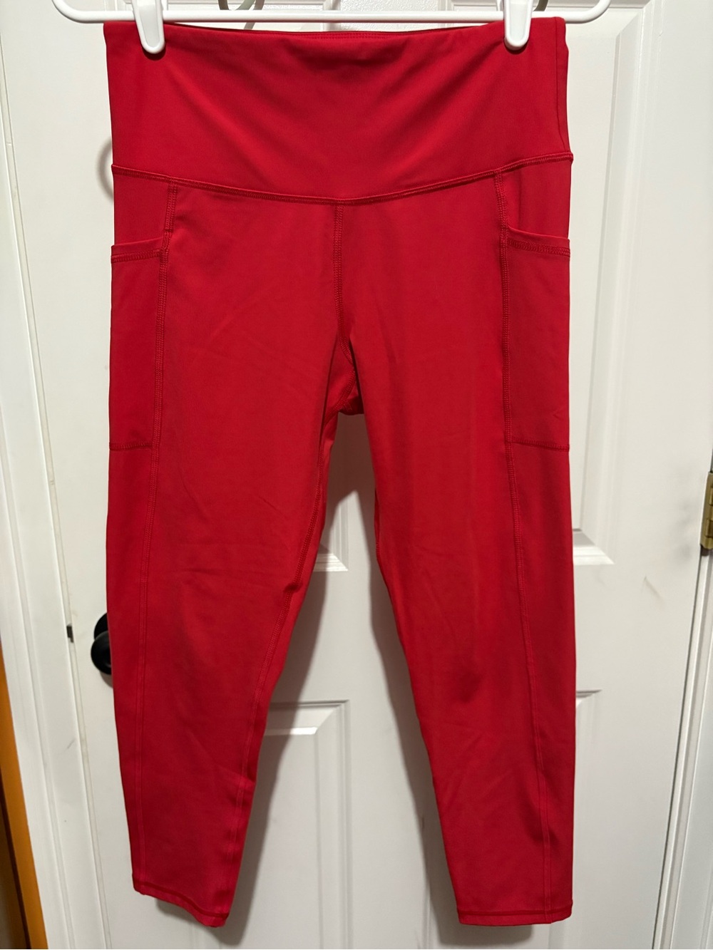 Champion Red Girls' Pocket Capri Leggings